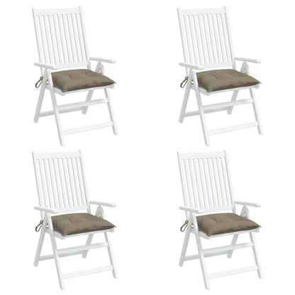 vidaXL Coussins de palette 4 pcs Taupe 50x50x7 cm Tissu Oxford