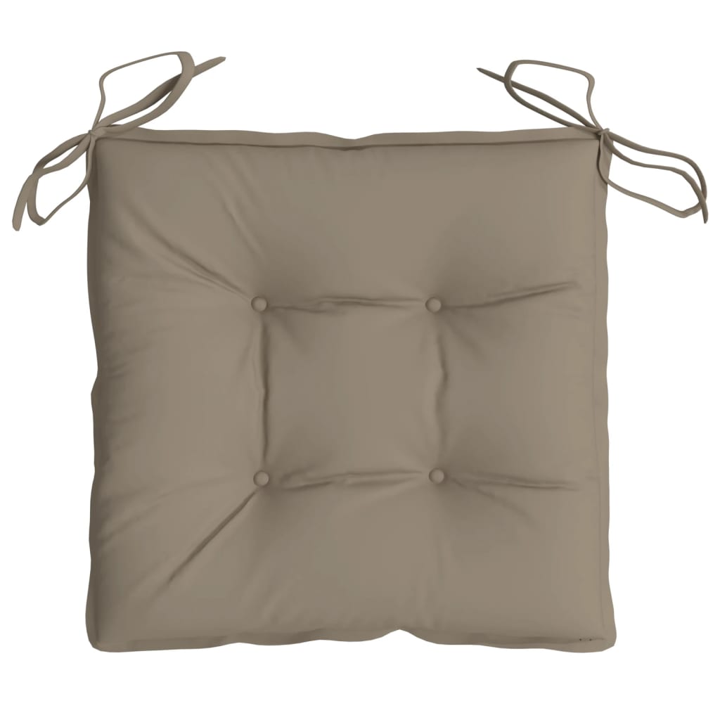vidaXL Coussins de palette 6 pcs. Taupe 50x50x7 cm Tissu Oxford