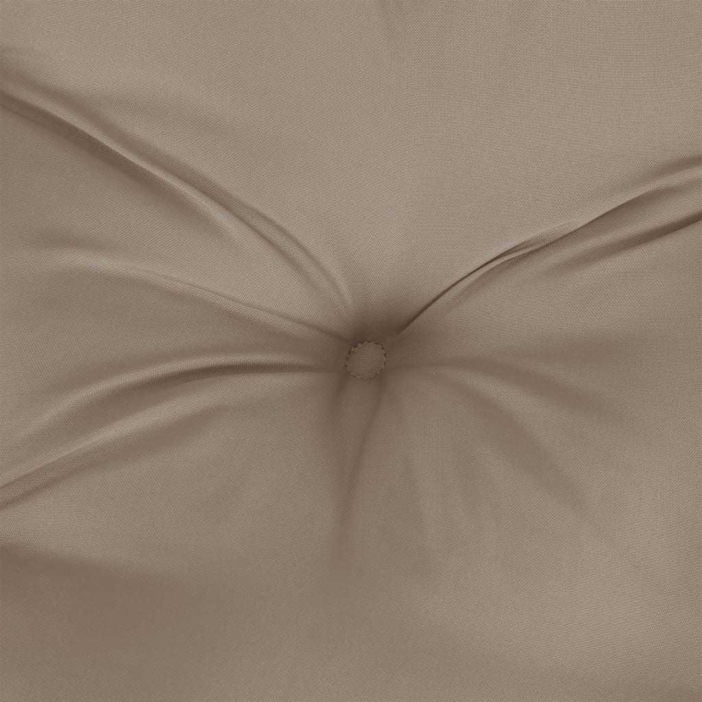 vidaXL Coussins de palette 6 pcs. Taupe 50x50x7 cm Tissu Oxford