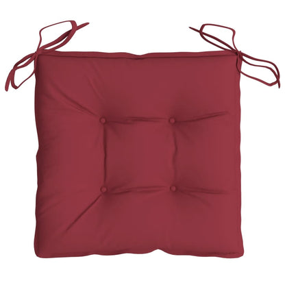 vidaXL Palettenkissen 2 Stk. Weinrot 50x50x7 cm Oxford-Gewebe