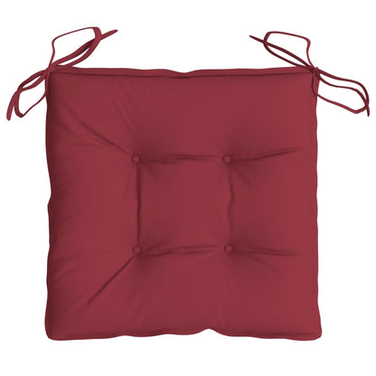 vidaXL Palettenkissen 6 Stk. Weinrot 50x50x7 cm Oxford-Gewebe