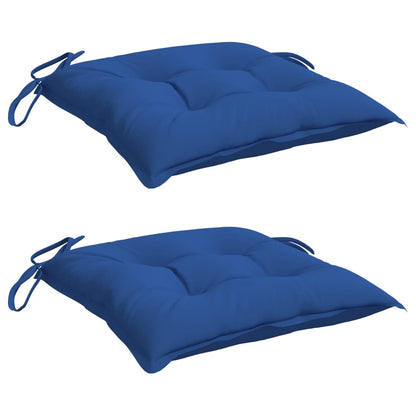 vidaXL Coussins de palette 2 pcs Bleu 50x50x7 cm Tissu Oxford