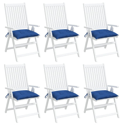 vidaXL Coussins de palette 6 pcs Bleu 50x50x7 cm Tissu Oxford
