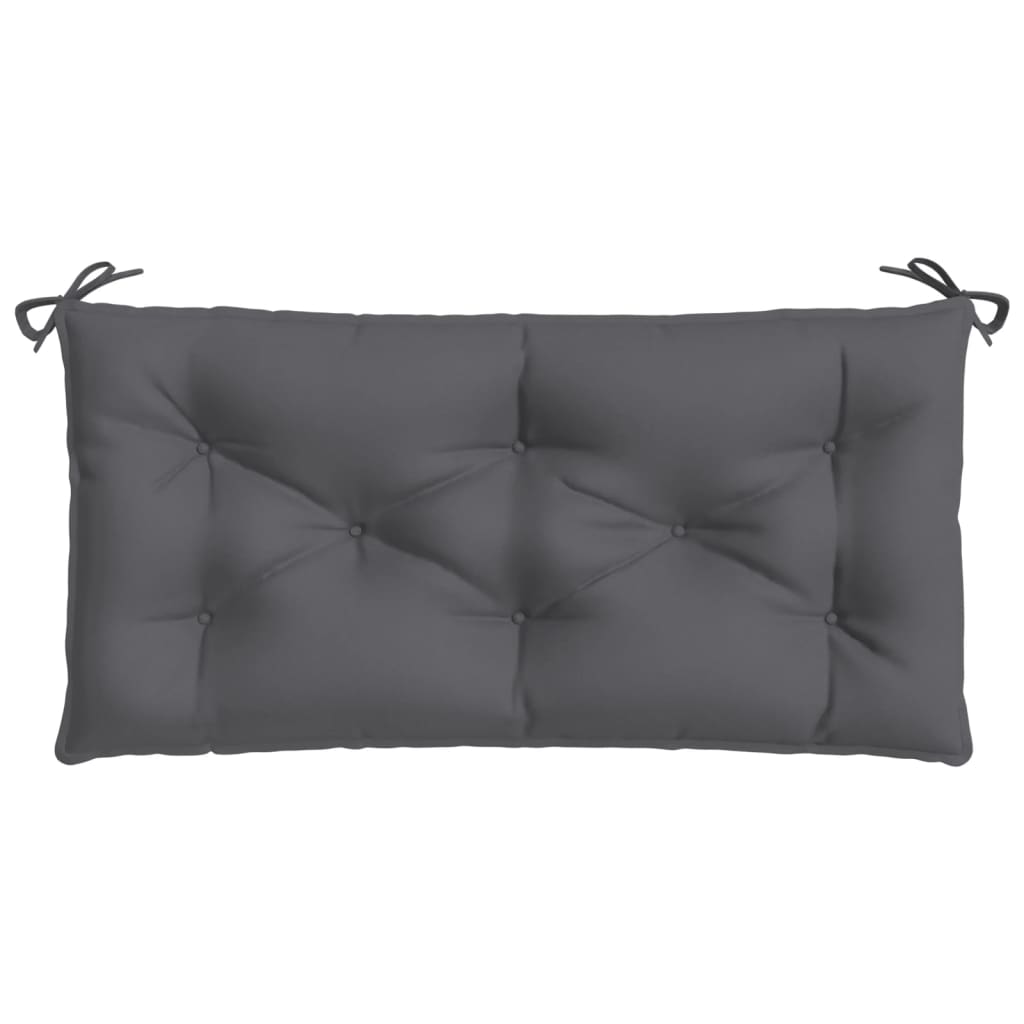 vidaXL Coussin de banc de jardin anthracite 100x50x7 cm Tissu Oxford