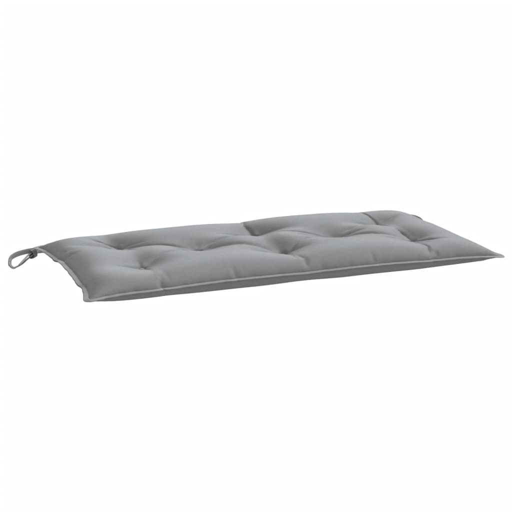 vidaXL Coussin de banc de jardin gris 100x50x7 cm Tissu Oxford
