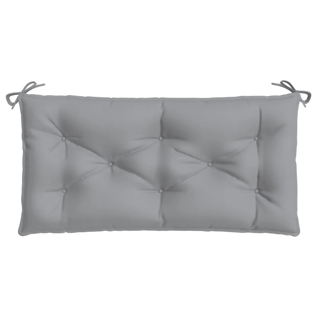 vidaXL Coussin de banc de jardin gris 100x50x7 cm Tissu Oxford