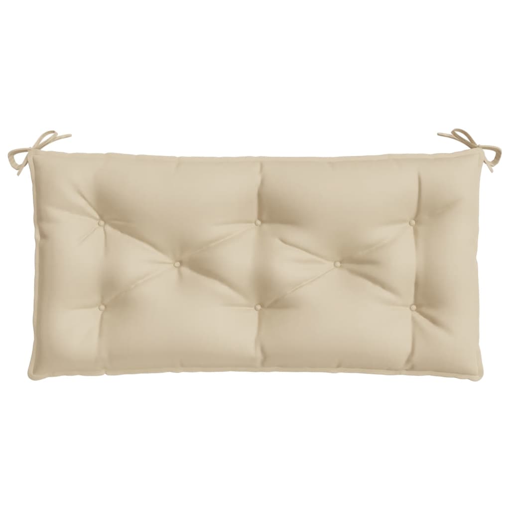 vidaXL Coussin de banc de jardin beige 100x50x7 cm Tissu Oxford