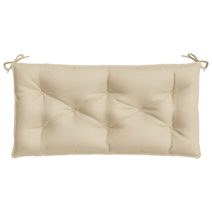 vidaXL Coussin de banc de jardin beige 100x50x7 cm Tissu Oxford