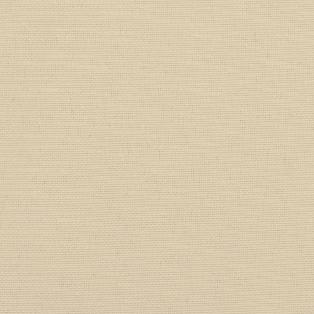 vidaXL Coussin de banc de jardin beige 100x50x7 cm Tissu Oxford
