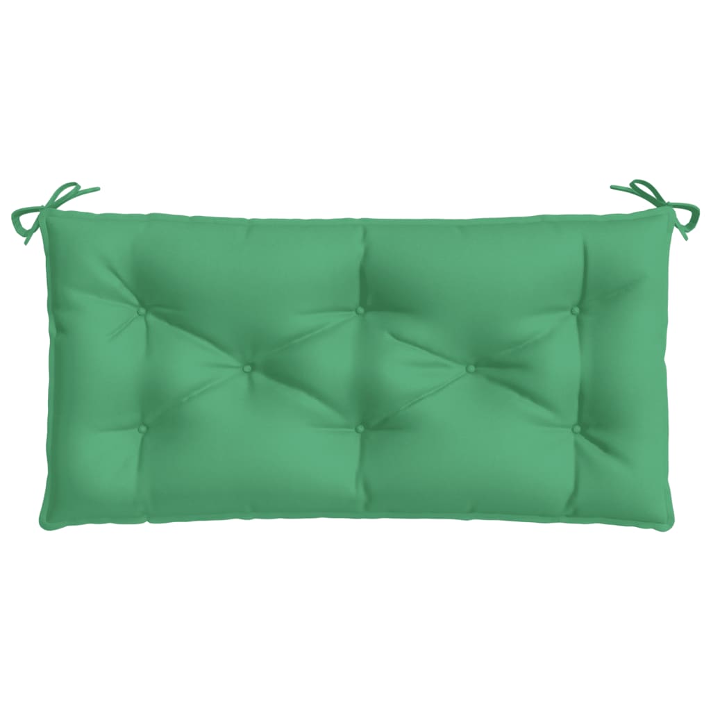 vidaXL Coussin de banc de jardin Vert 100x50x7 cm Tissu Oxford