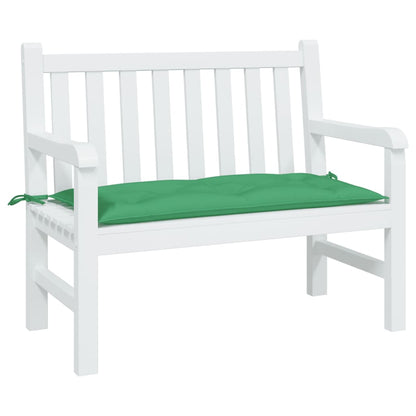 vidaXL Coussin de banc de jardin Vert 100x50x7 cm Tissu Oxford