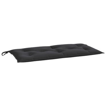vidaXL Coussin de banc de jardin noir 100x50x7 cm Tissu Oxford