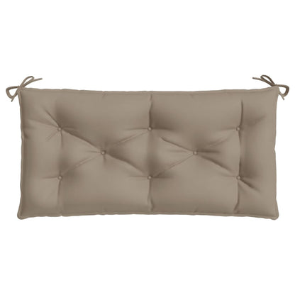 vidaXL Coussin de banc de jardin taupe 100x50x7 cm Tissu Oxford