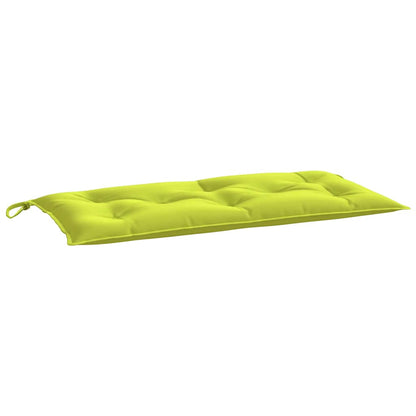 vidaXL Coussin de banc de jardin vert clair 100x50x7 cm Tissu Oxford