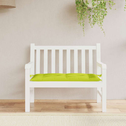 vidaXL Coussin de banc de jardin vert clair 100x50x7 cm Tissu Oxford