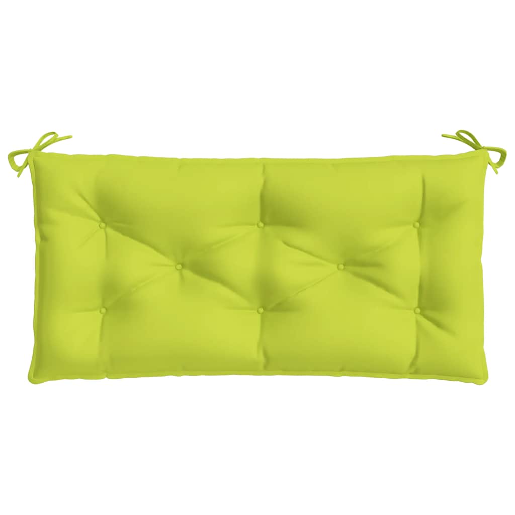 vidaXL Coussin de banc de jardin vert clair 100x50x7 cm Tissu Oxford