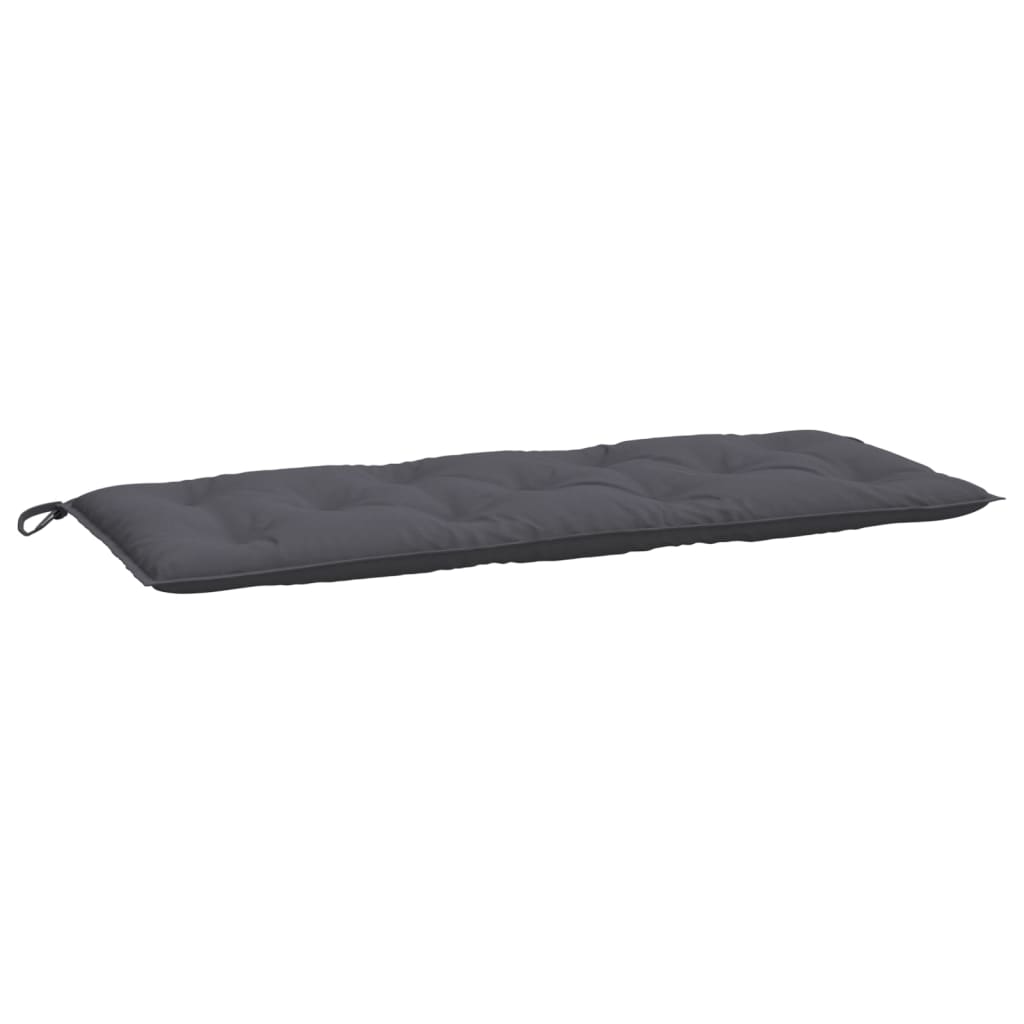 vidaXL Coussin de banc de jardin anthracite 120x50x7 cm Tissu Oxford