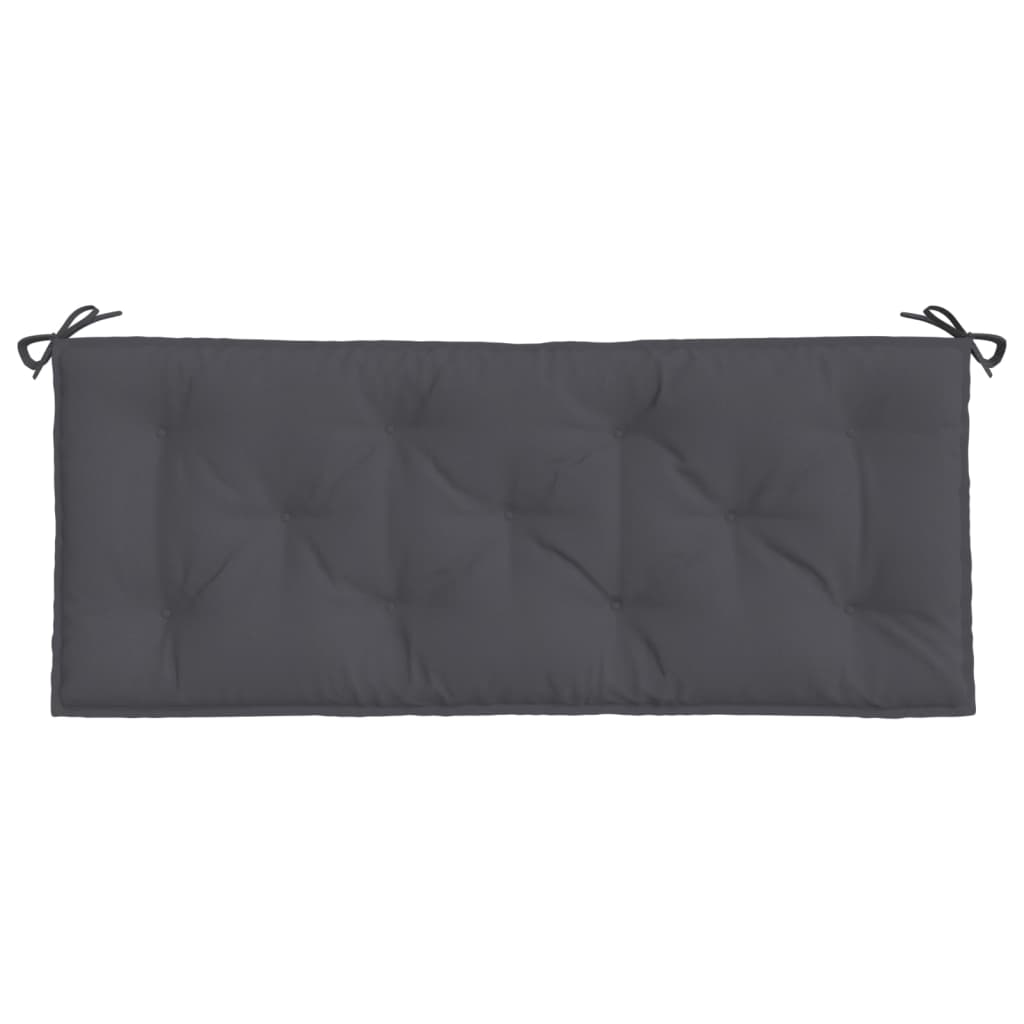 vidaXL Coussin de banc de jardin anthracite 120x50x7 cm Tissu Oxford