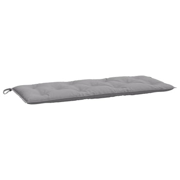 vidaXL Coussin de banc de jardin gris 120x50x7 cm en tissu Oxford
