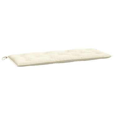 vidaXL Gartenbank-Auflage Creme 120x50x7 cm Oxford-Gewebe