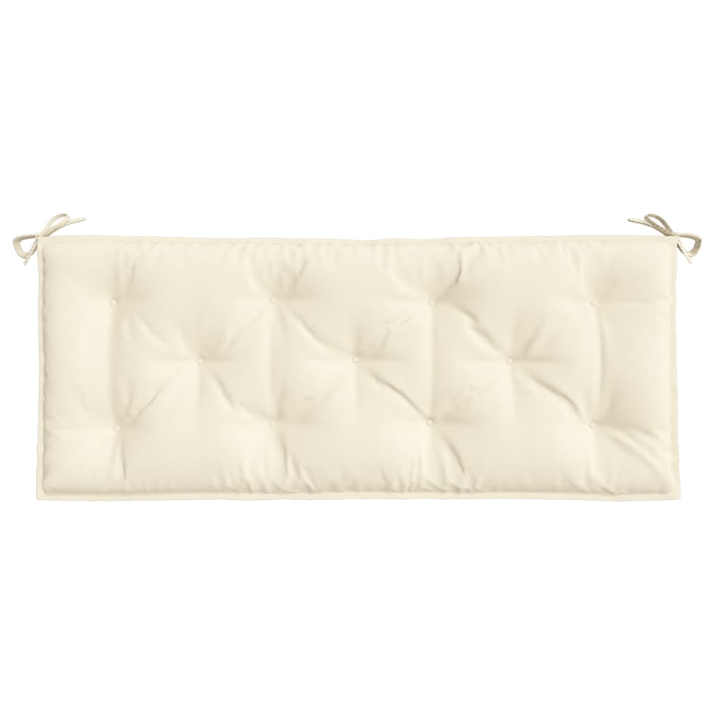 vidaXL Gartenbank-Auflage Creme 120x50x7 cm Oxford-Gewebe
