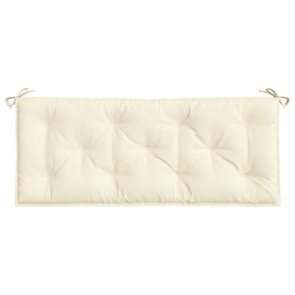 vidaXL Gartenbank-Auflage Creme 120x50x7 cm Oxford-Gewebe