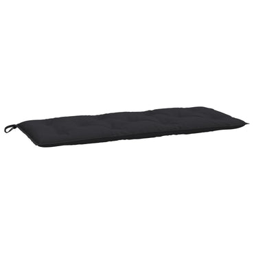 vidaXL Coussin de banc de jardin noir 120x50x7 cm Tissu Oxford