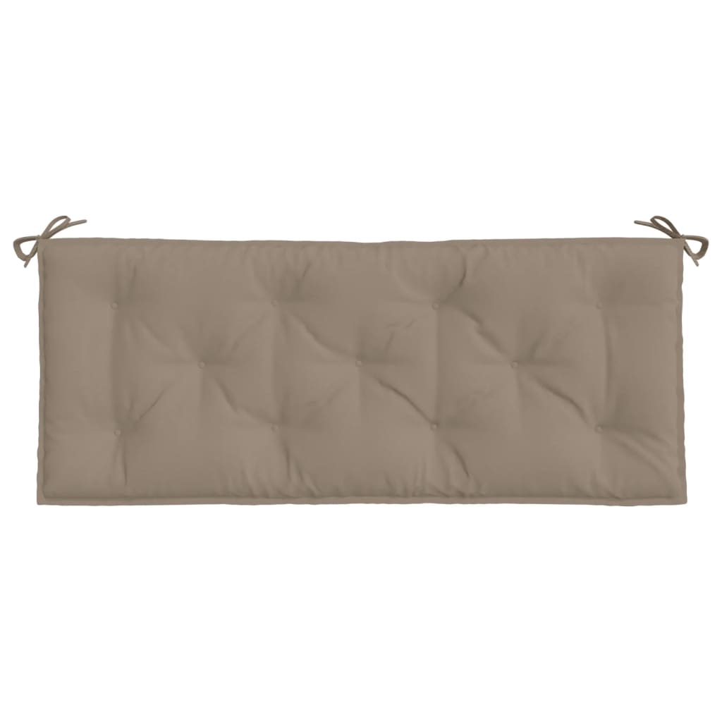 vidaXL Coussin de banc de jardin Taupe 120x50x7 cm Tissu Oxford