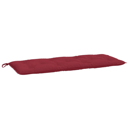 vidaXL Coussin de banc de jardin bordeaux 120x50x7 cm Tissu Oxford