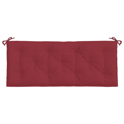 vidaXL Coussin de banc de jardin bordeaux 120x50x7 cm Tissu Oxford
