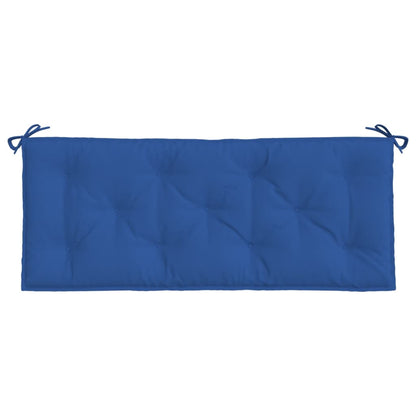 vidaXL Coussin de banc de jardin bleu 120 x 50 x 7 cm en tissu Oxford