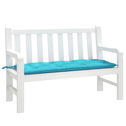 vidaXL Gartenbank-Auflage Türkis 120x50x7 cm Stoff