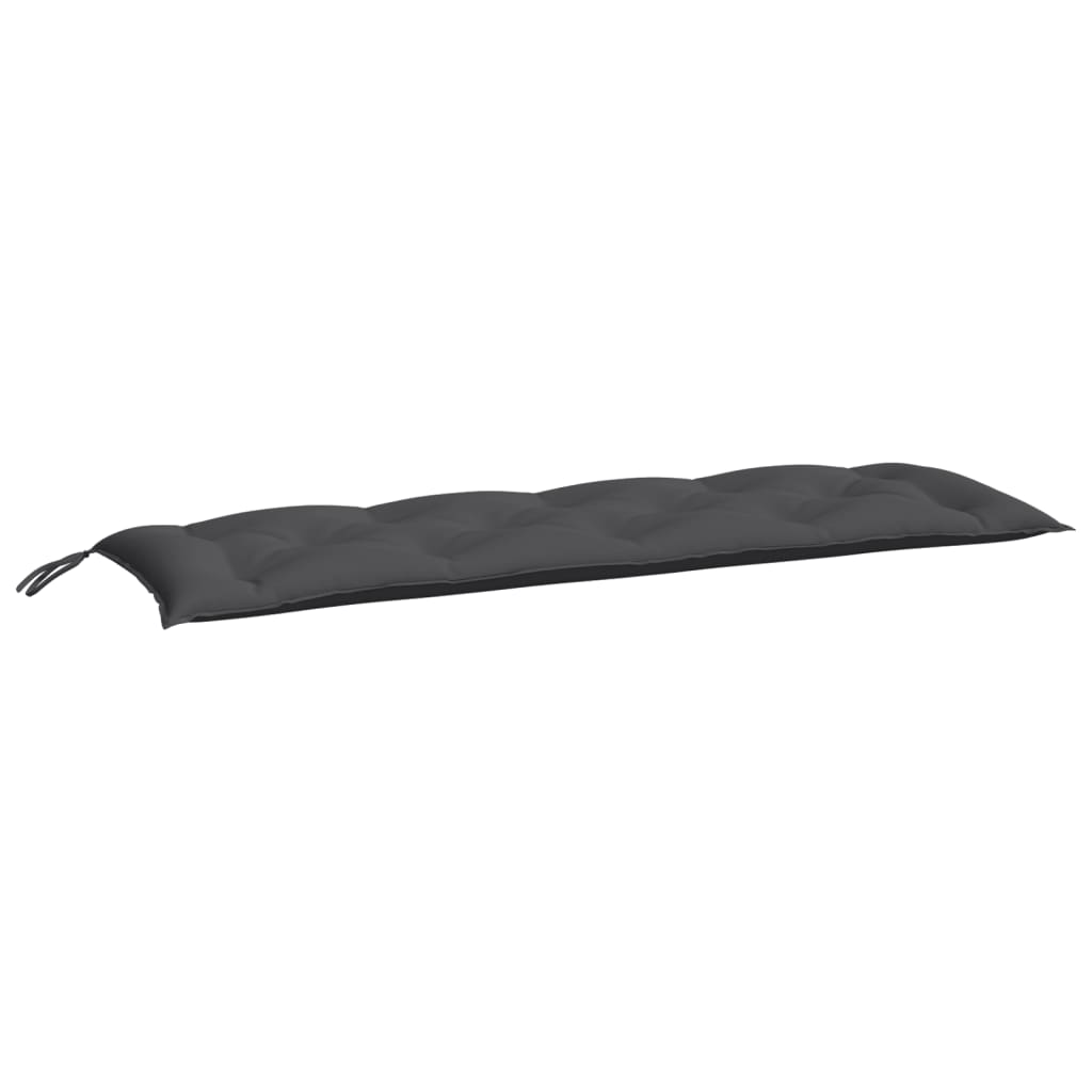 vidaXL Coussin pour banc de jardin Anthracite 150x50x7 cm Tissu Oxford