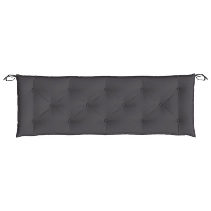 vidaXL Coussin pour banc de jardin Anthracite 150x50x7 cm Tissu Oxford