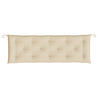 vidaXL Coussin de banc de jardin beige 150x50x7 cm Tissu Oxford
