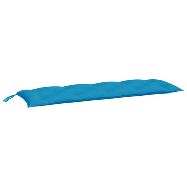 vidaXL Coussin de banc de jardin bleu clair 150x50x7 cm Tissu Oxford