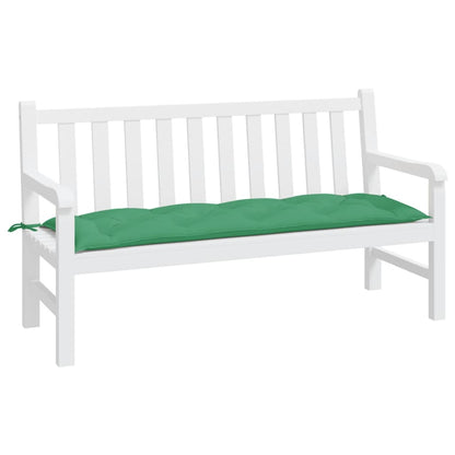 vidaXL Coussin de banc de jardin vert 150x50x7 cm Tissu Oxford