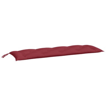 vidaXL Coussin de banc de jardin rouge bordeaux 150x50x7 cm Tissu Oxford