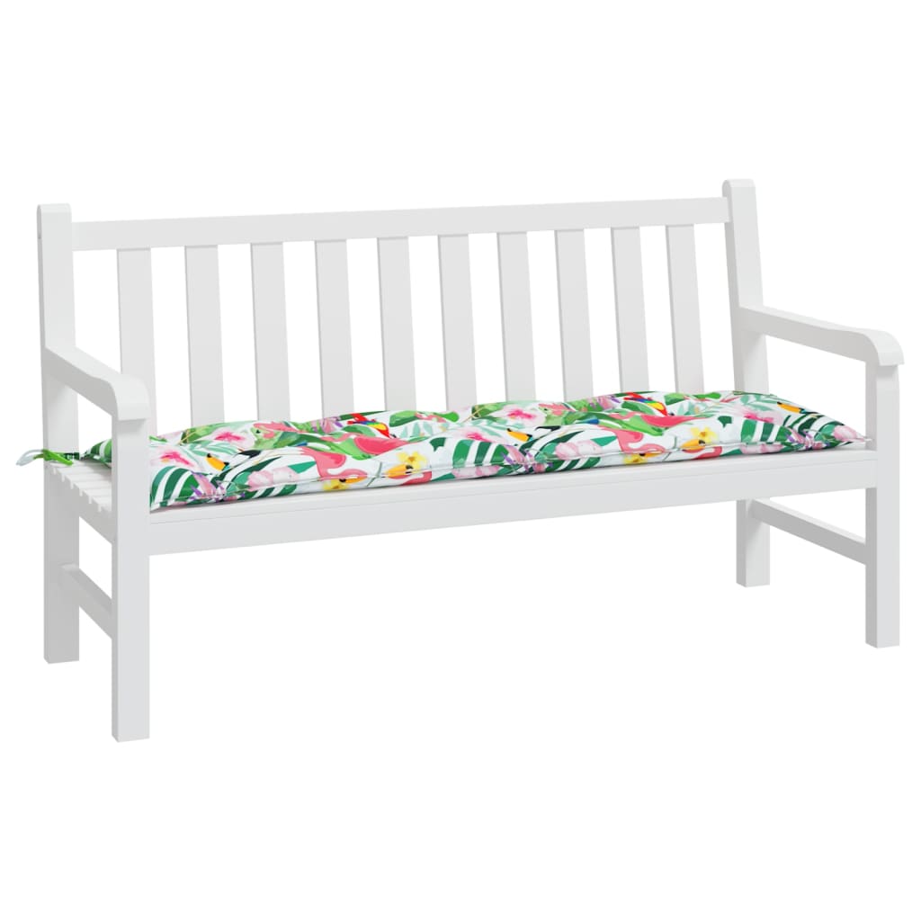 vidaXL Gartenbank-Auflage Mehrfarbig 150x50x7 cm Oxford-Gewebe