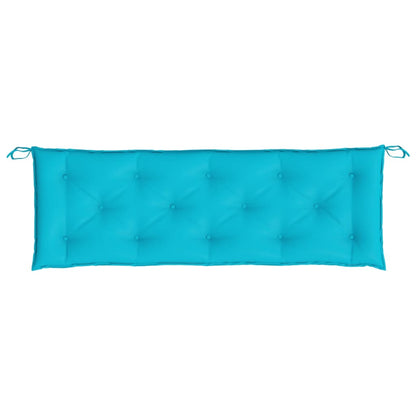 vidaXL Gartenbank-Auflage Türkis 150x50x7 cm Oxford-Gewebe