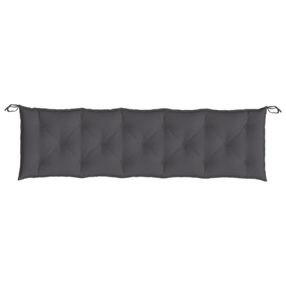 vidaXL Coussin de banc de jardin anthracite 180x50x7 cm en tissu Oxford