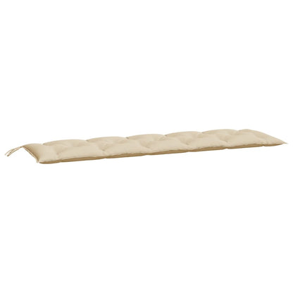 vidaXL Coussin de banc de jardin beige 180x50x7 cm en tissu Oxford