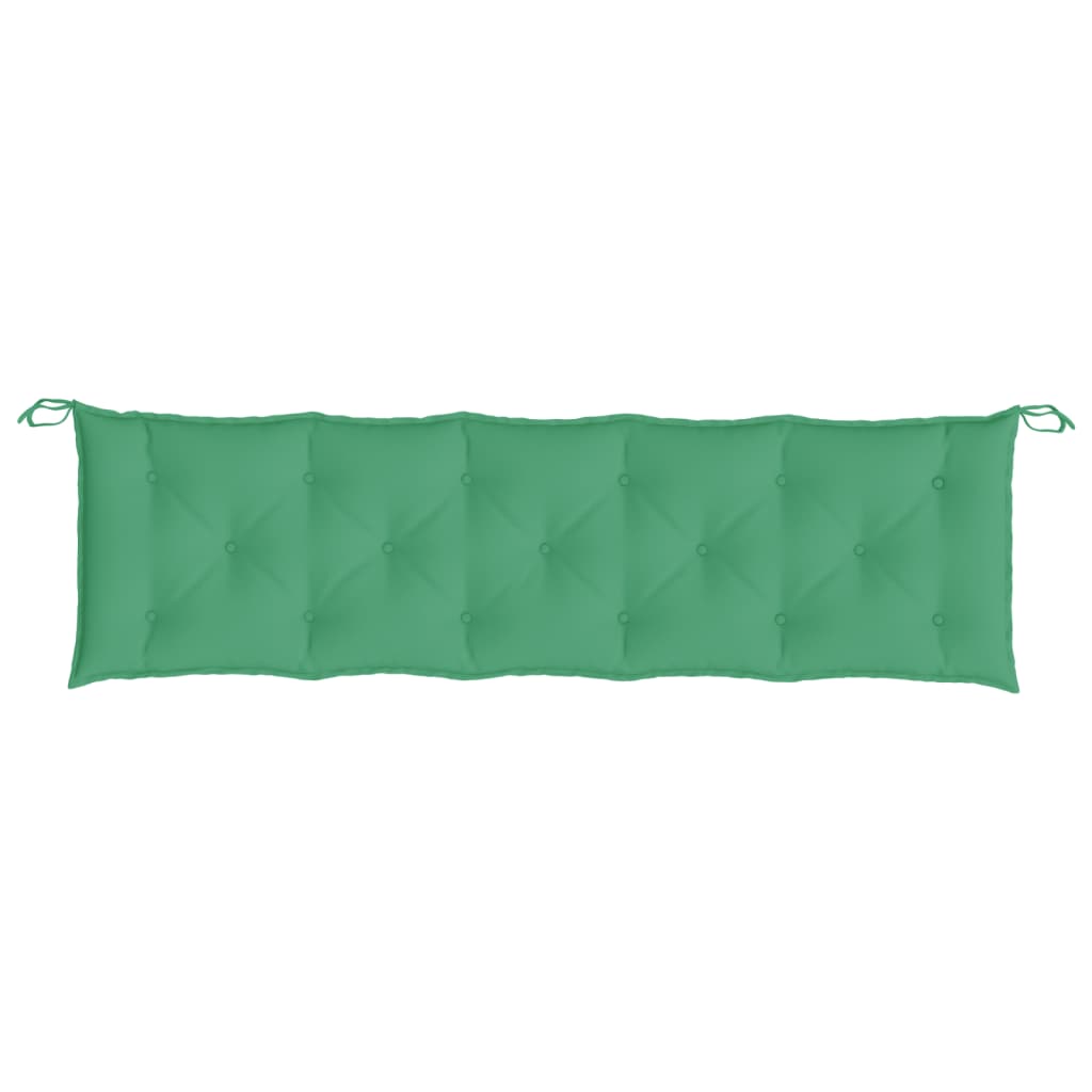 vidaXL Coussin de banc de jardin Vert 180x50x7 cm Tissu Oxford
