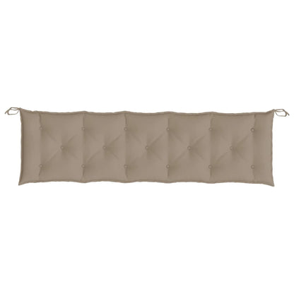 vidaXL Coussin de banc de jardin Taupe 180x50x7 cm Tissu Oxford