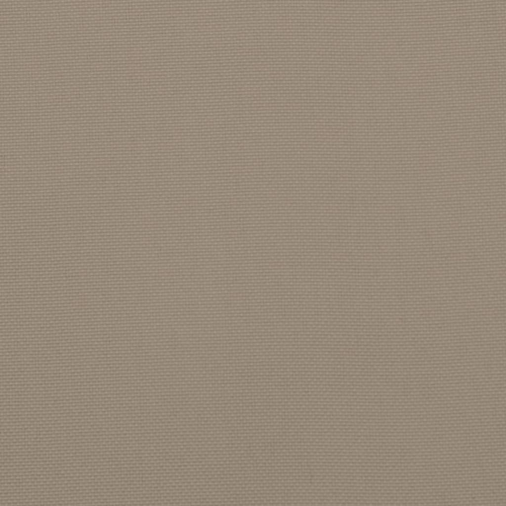 vidaXL Coussin de banc de jardin Taupe 180x50x7 cm Tissu Oxford