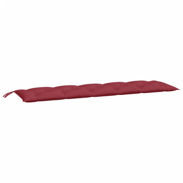 vidaXL Coussin de banc de jardin bordeaux 180x50x7 cm Tissu Oxford