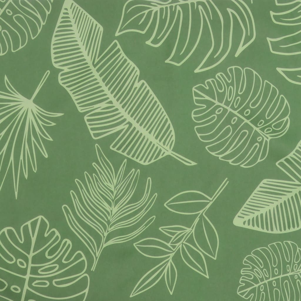 vidaXL Coussin de banc de jardin motif feuille 180x50x7 cm Tissu Oxford