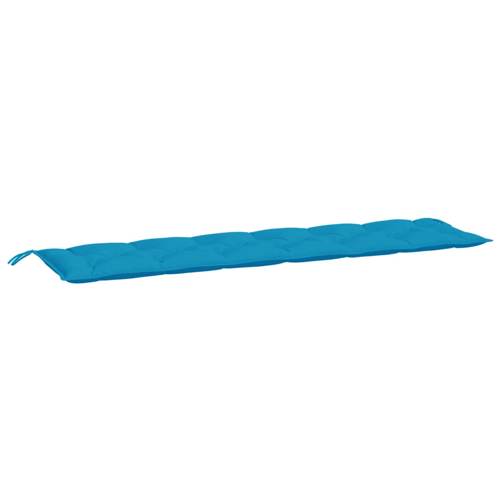 vidaXL Gartenbank-Auflage Hellblau 200x50x7 cm Oxford-Gewebe