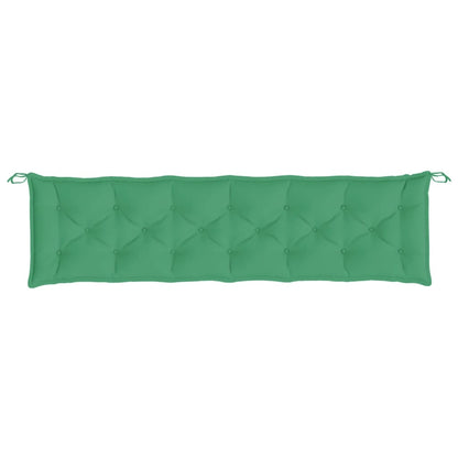 vidaXL Coussin de banc de jardin vert 200x50x7 cm Tissu Oxford