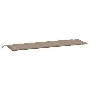 vidaXL Coussin de banc de jardin taupe 200x50x7 cm Tissu Oxford
